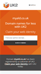 Mobile Screenshot of myald.co.uk